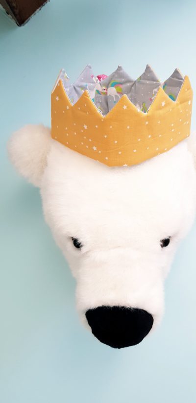 couronne enfant licorne étoilée