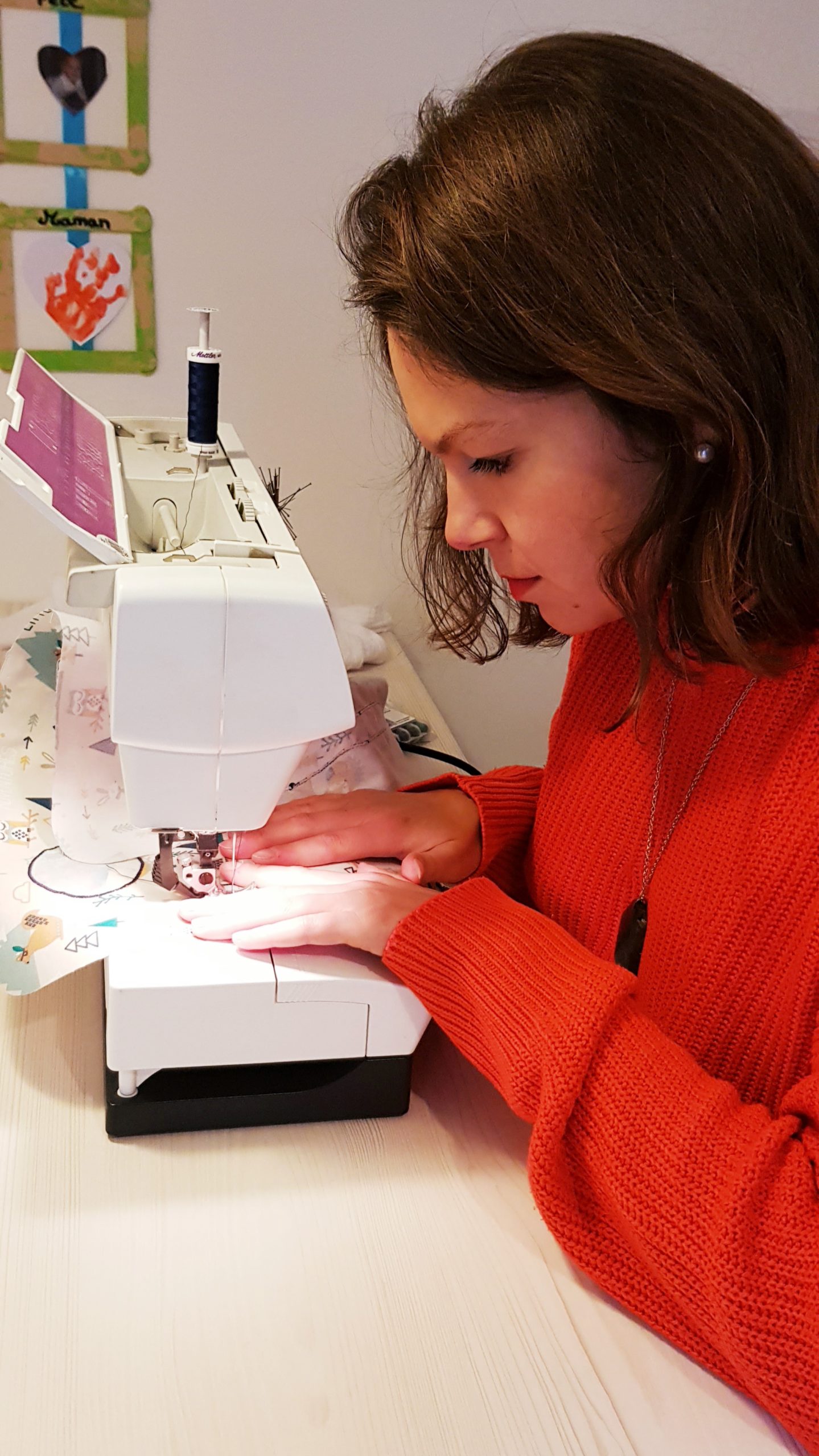 Amélie Créatrice en atelier