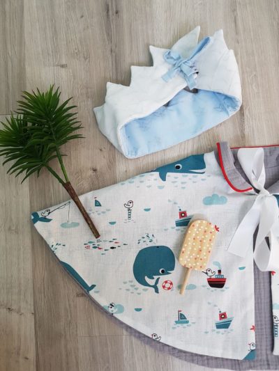 cape déguisement enfant petit marin